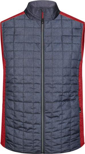 Men's Hybrid Knitted Vest James & Nicholson | JN 740 